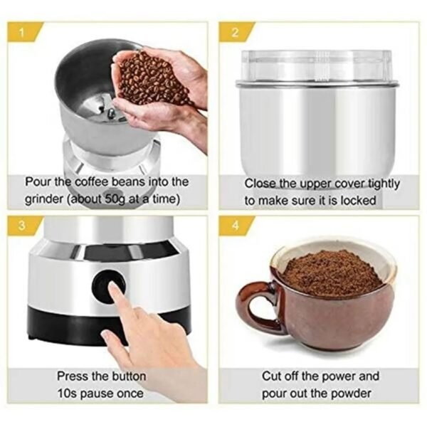 RAF Multifunctional Coffee Grinder, Juicer & Blender – 300W - Image 6