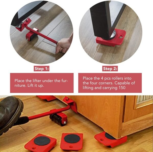 5-in-1 Heavy Furniture Moving Tool Set - Image 3