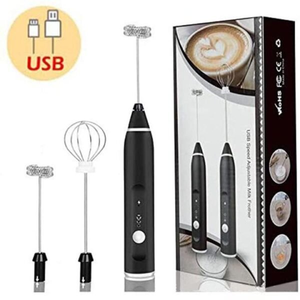 Rechargeable Coffee Frother / USB Milk Beater & Whisk - Image 4