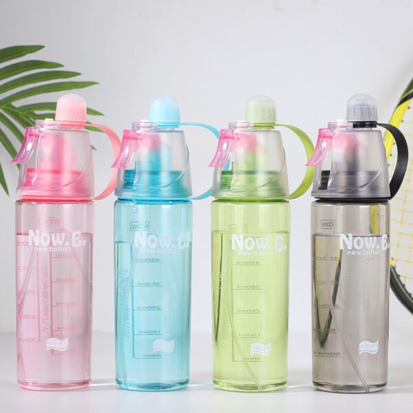 Spray Cup Plastic Spray Sport Water Bottle - Image 4