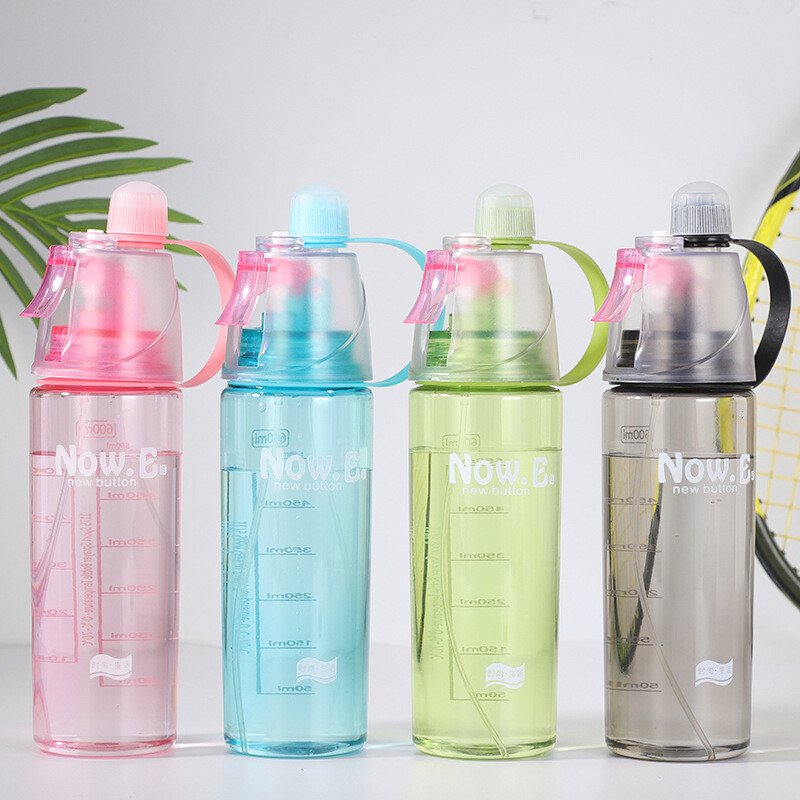 Spray Cup Plastic Spray Sport Water Bottle - Image 4